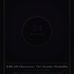 4:00 AM Obsession: The Mamba Mentality